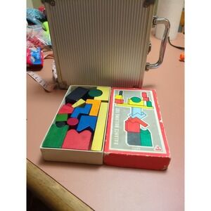 Vintage Wooden Balance Building Set by Lola, from Czechoslovakia, #11002